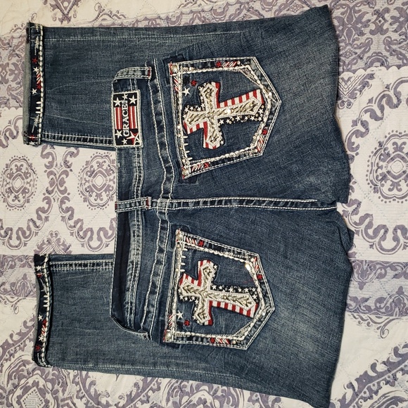 Grace In LA cropped Easy Fit Jeans 26 - Picture 4 of 12